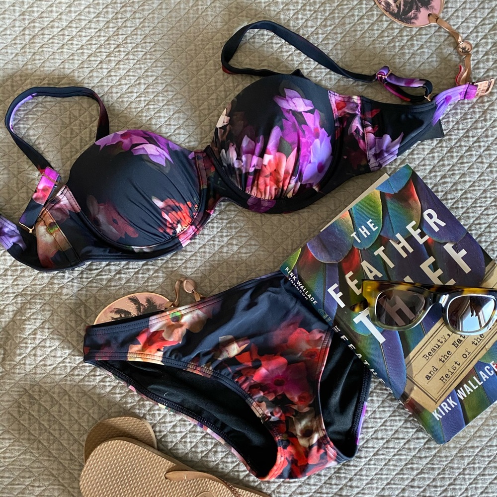 Ted Baker Floral Bikini 32DD/XS/S